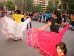 Colombian dance group