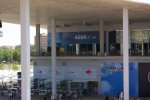 The Agua Viva Pavilion from inside the Expo